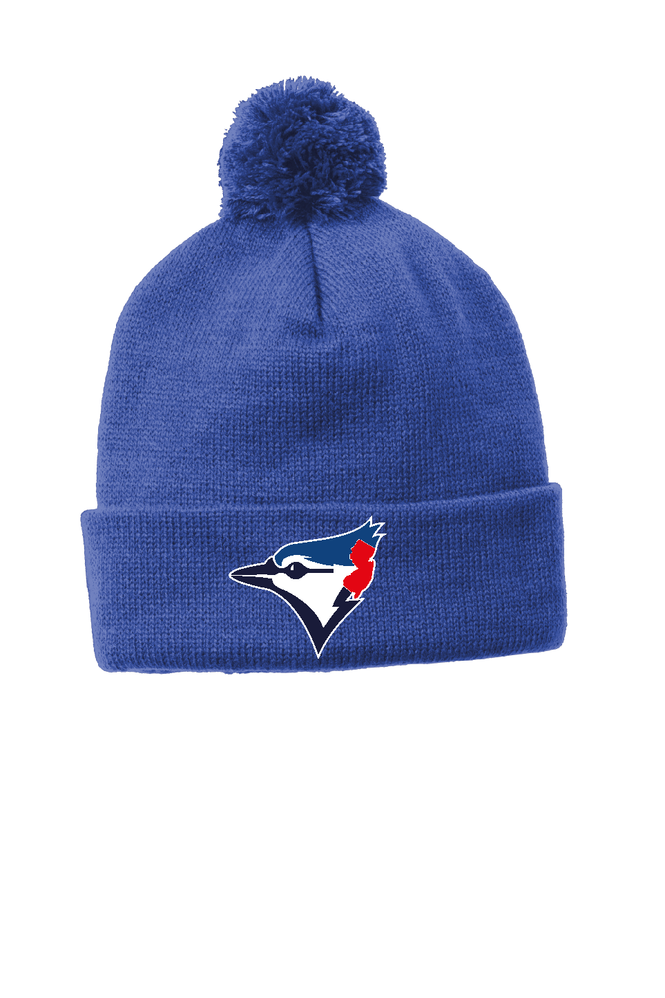 NJ Blue Jays Pom Pom Solid Beanie