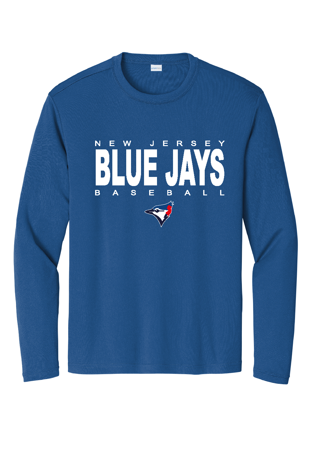 NJ Blue Jays Long Sleeve T-Shirt (DRI FIT)