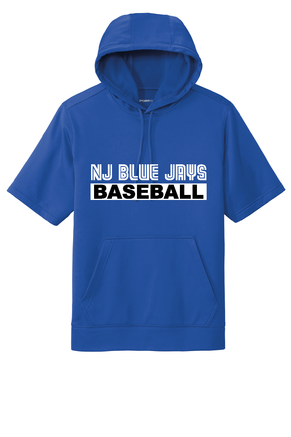 NJ Blue Jays Short Sleeve Hoodie (DRI FIT)