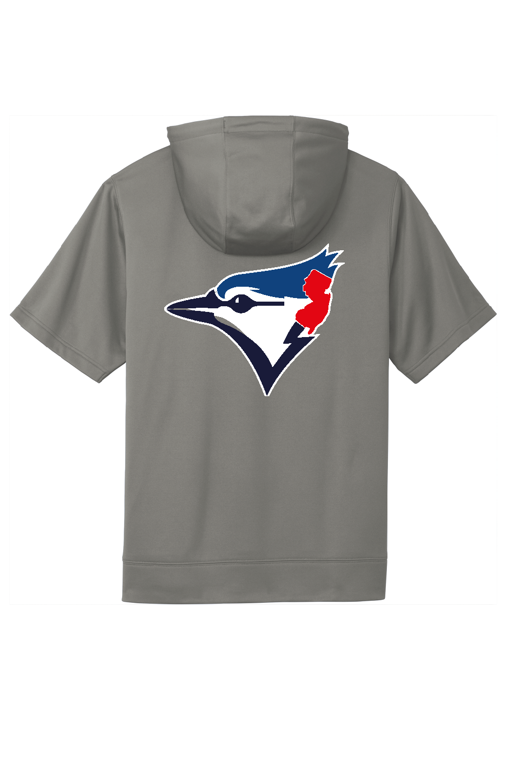 NJ Blue Jays Short Sleeve Hoodie (DRI FIT)
