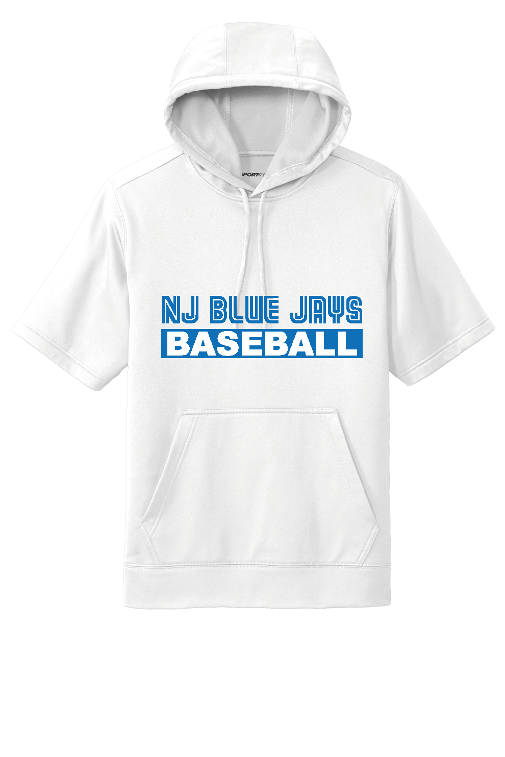 NJ Blue Jays Short Sleeve Hoodie (DRI FIT)