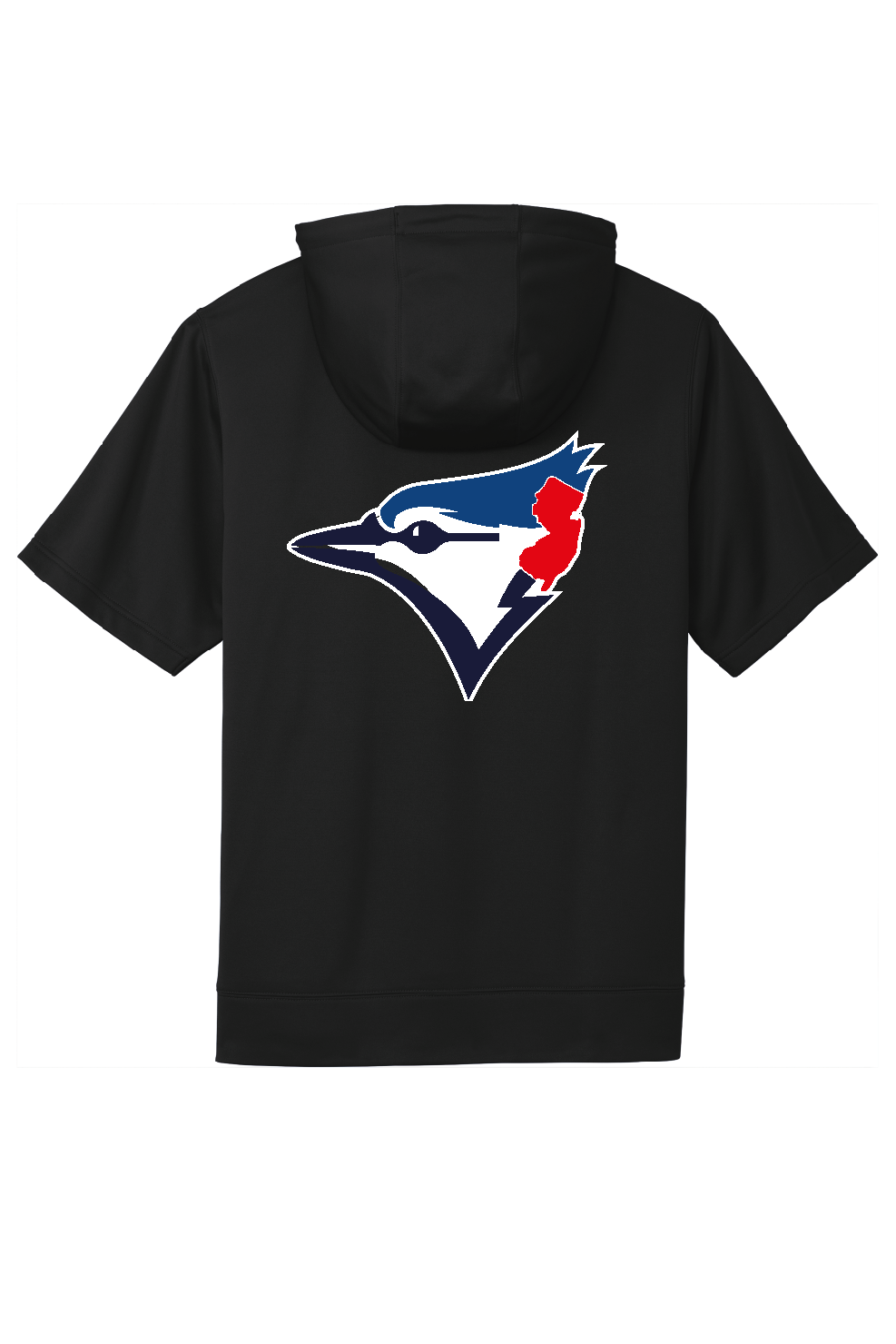 NJ Blue Jays Short Sleeve Hoodie (DRI FIT)