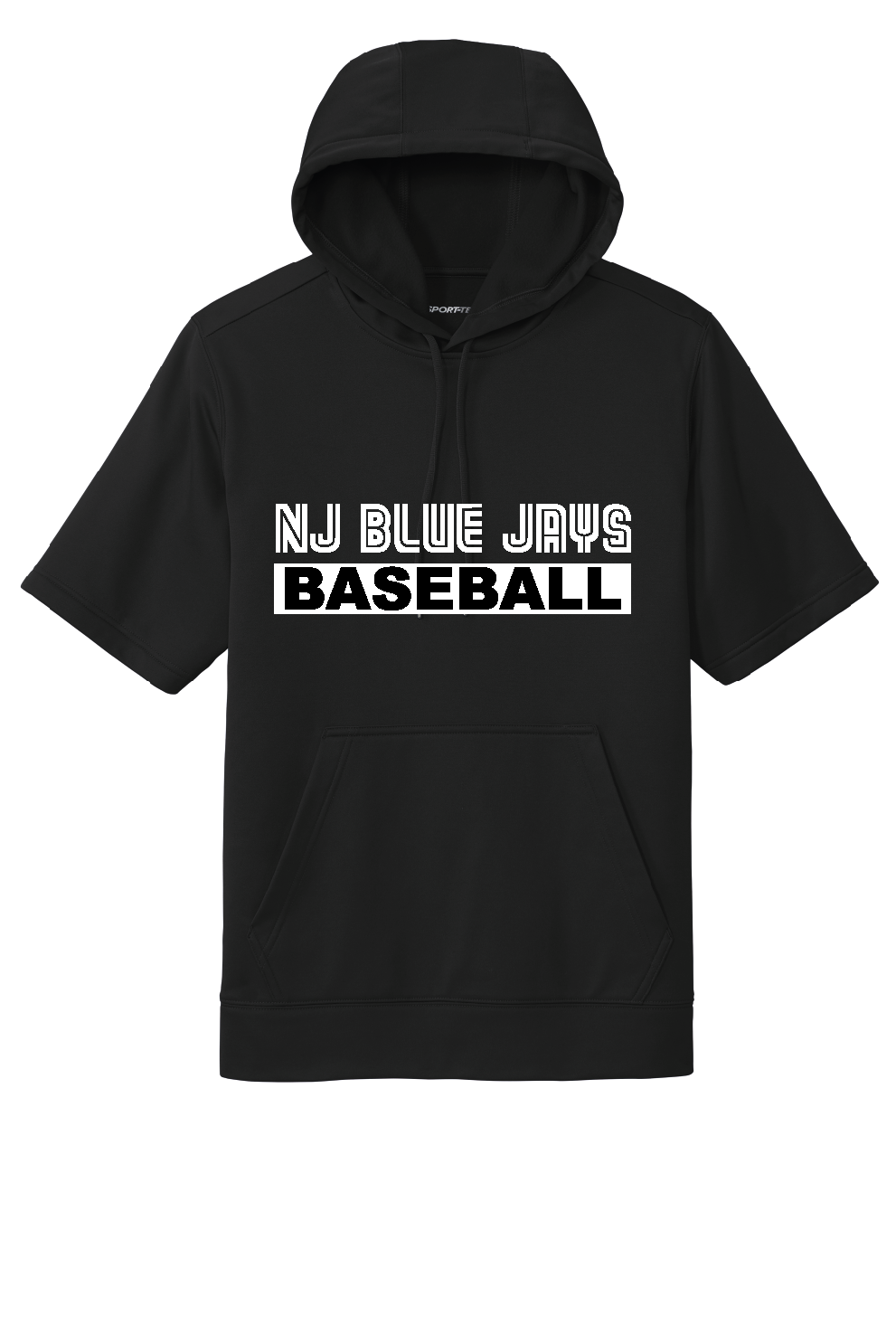 NJ Blue Jays Short Sleeve Hoodie (DRI FIT)