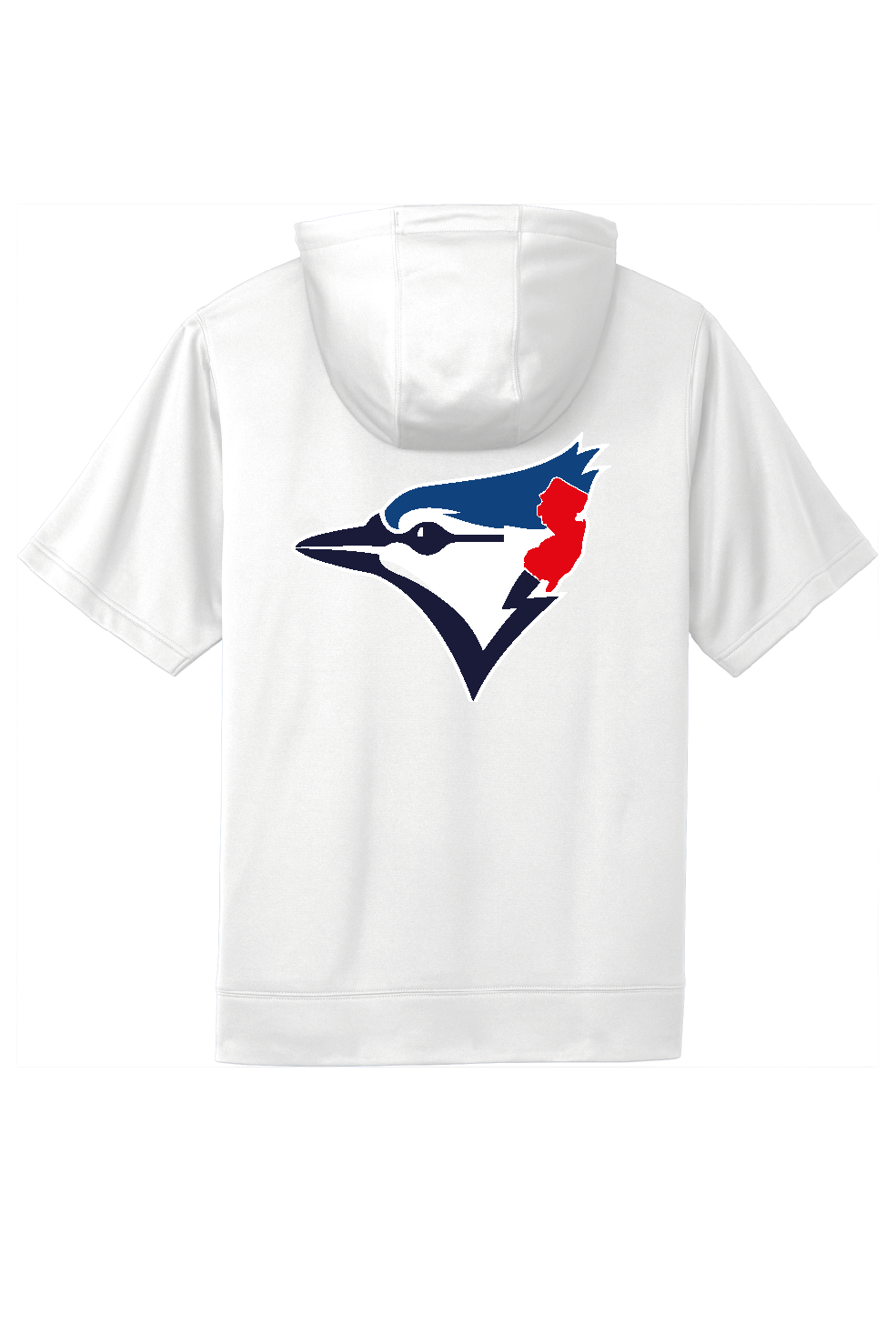 NJ Blue Jays Short Sleeve Hoodie (DRI FIT)