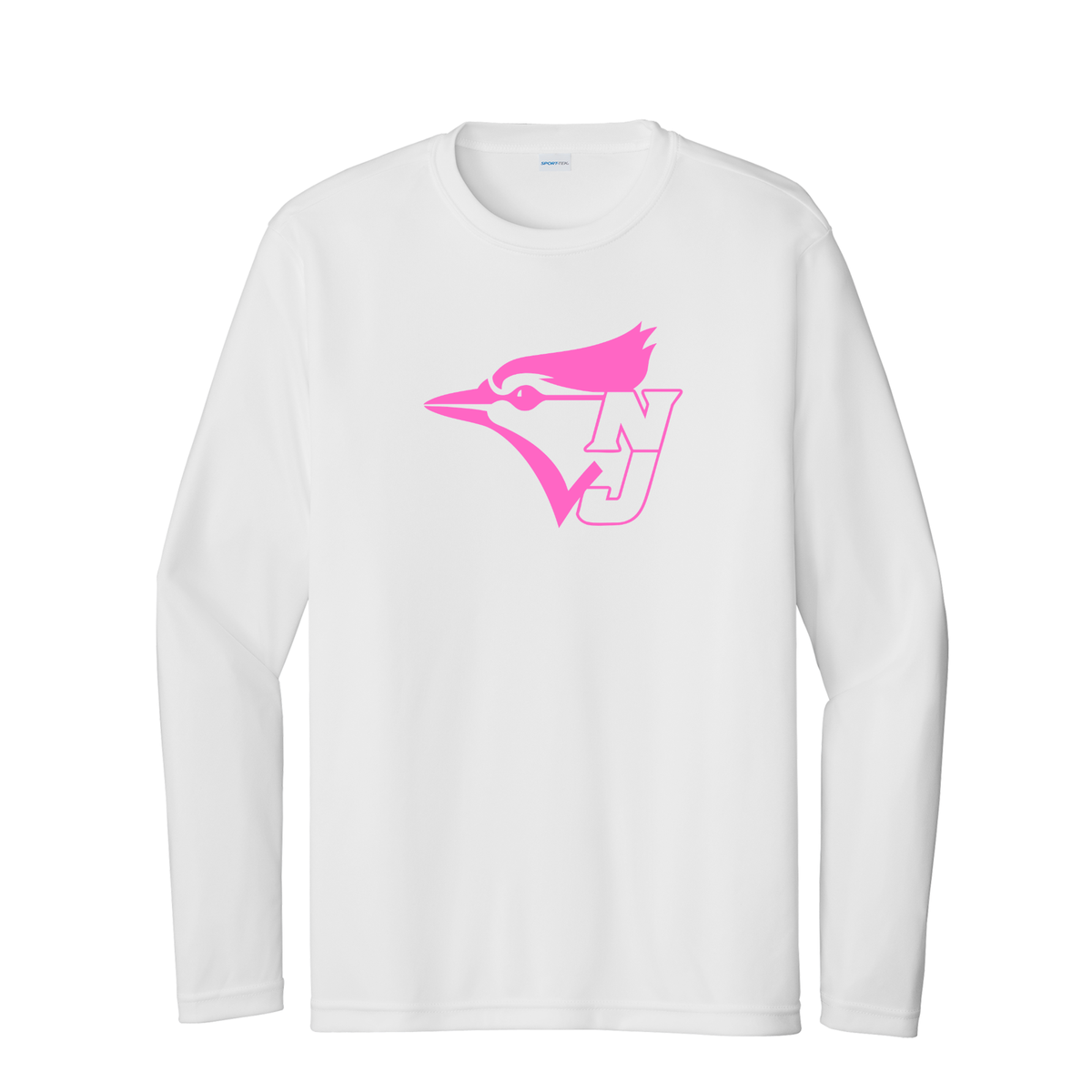 White BlueJays Bird Support LS (DRI FIT)