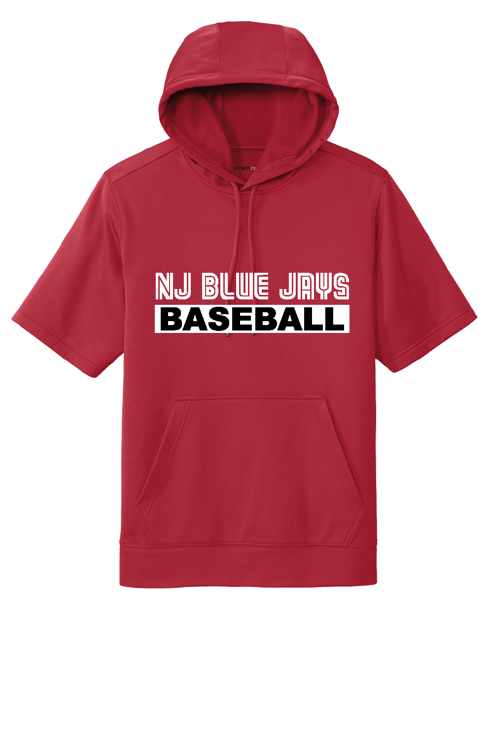 NJ Blue Jays Short Sleeve Hoodie (DRI FIT)