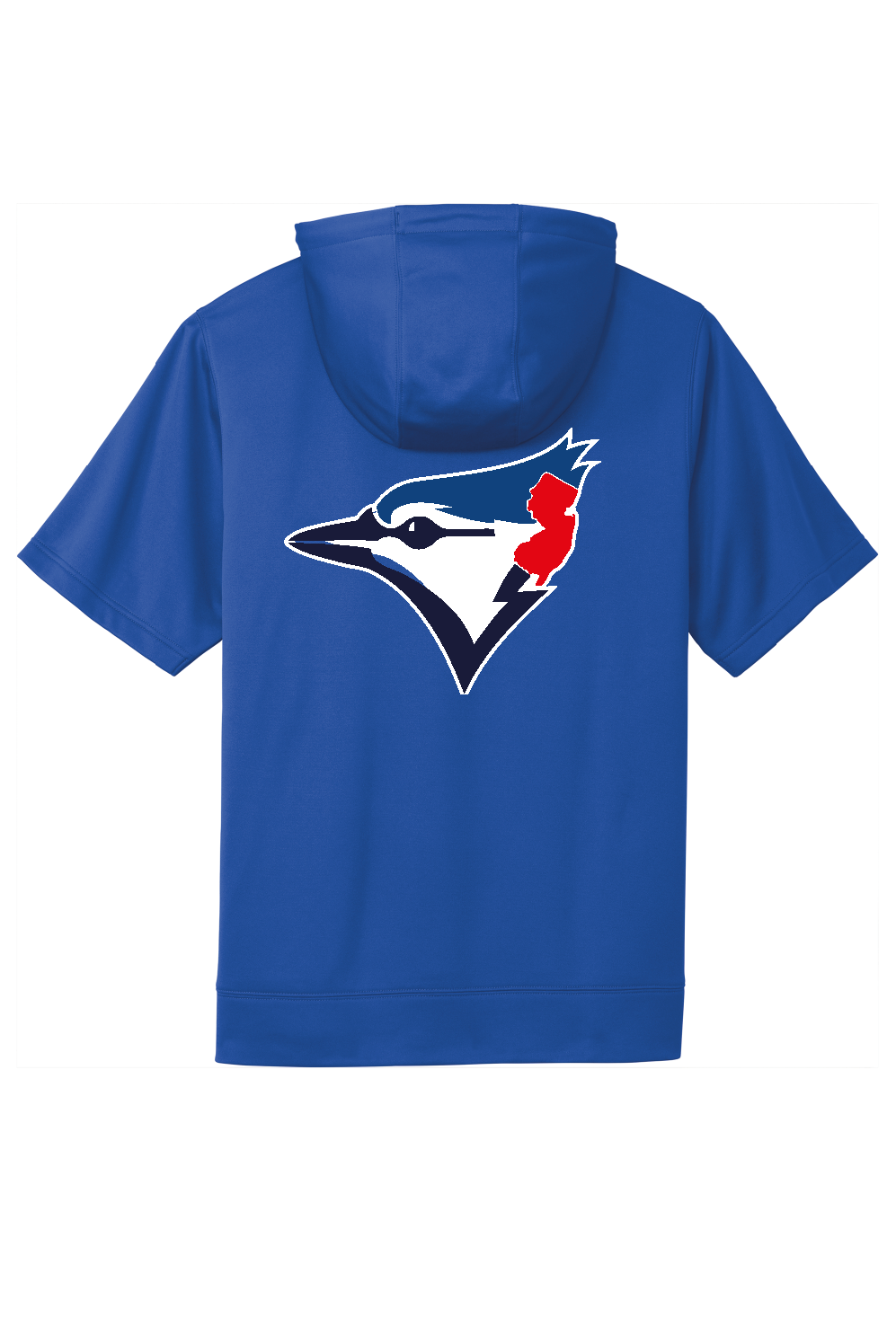 NJ Blue Jays Short Sleeve Hoodie (DRI FIT)